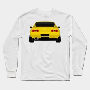 R32 rear Yellow Long Sleeve T-Shirt